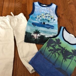 Size 2 lot! Pumpkin patch tanks, cp pants.